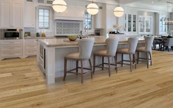 medium light dm flooring beach house seabrook oak hardwood tan countertop island