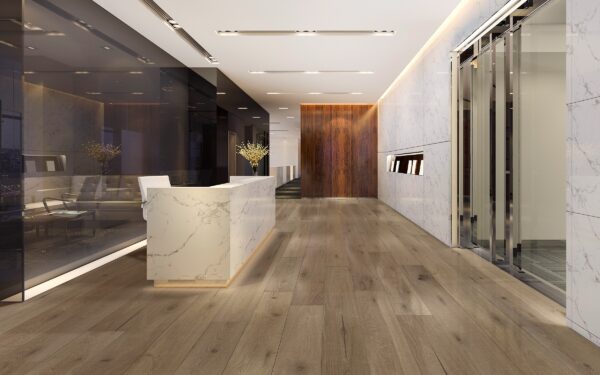 office medium dark european oak feather pure line genese dm flooring