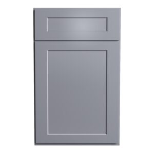 DW-Cabinetry Liberty Shaker Light Grey Cabinets