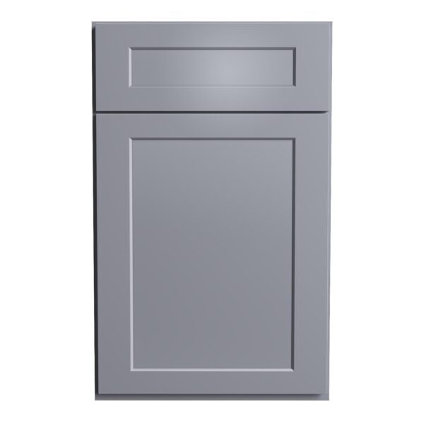 DW-Cabinetry Liberty Shaker Light Grey Cabinets