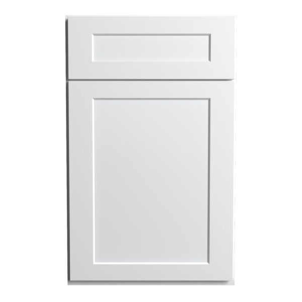 DW-Cabinetry Liberty Beveled White Cabinets